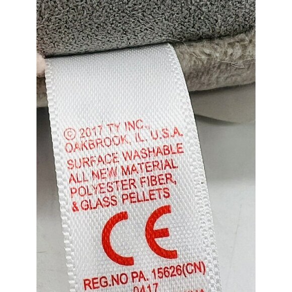 Teeny Tys Miko Gray Mouse Pink Eyes Plush 4 inch Stuffed Animal 2017 - Picture 9 of 9